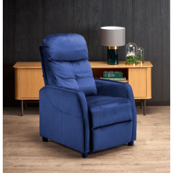 Fotoliu-recliner Halmar Felipe 2 (Dark Blue)