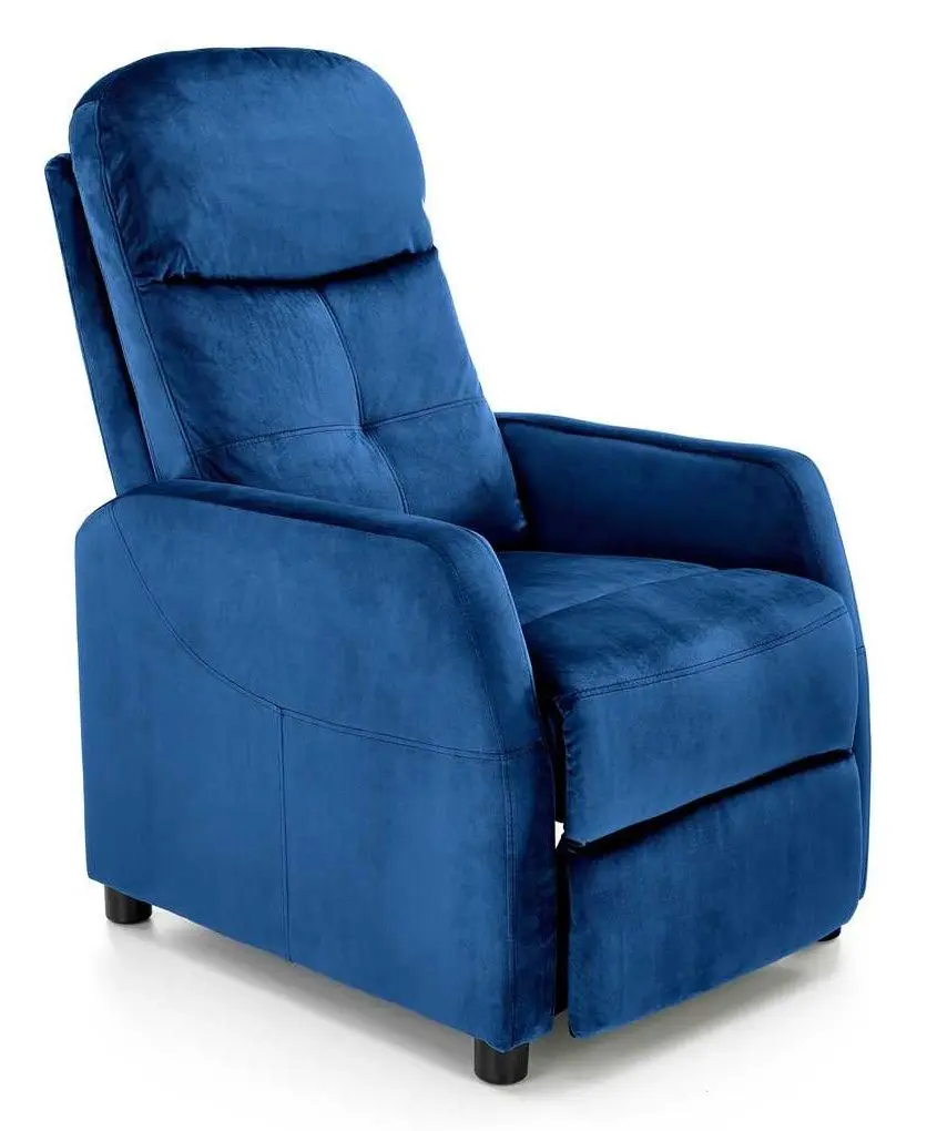 Fotoliu-recliner Halmar Felipe 2 (Dark Blue)
