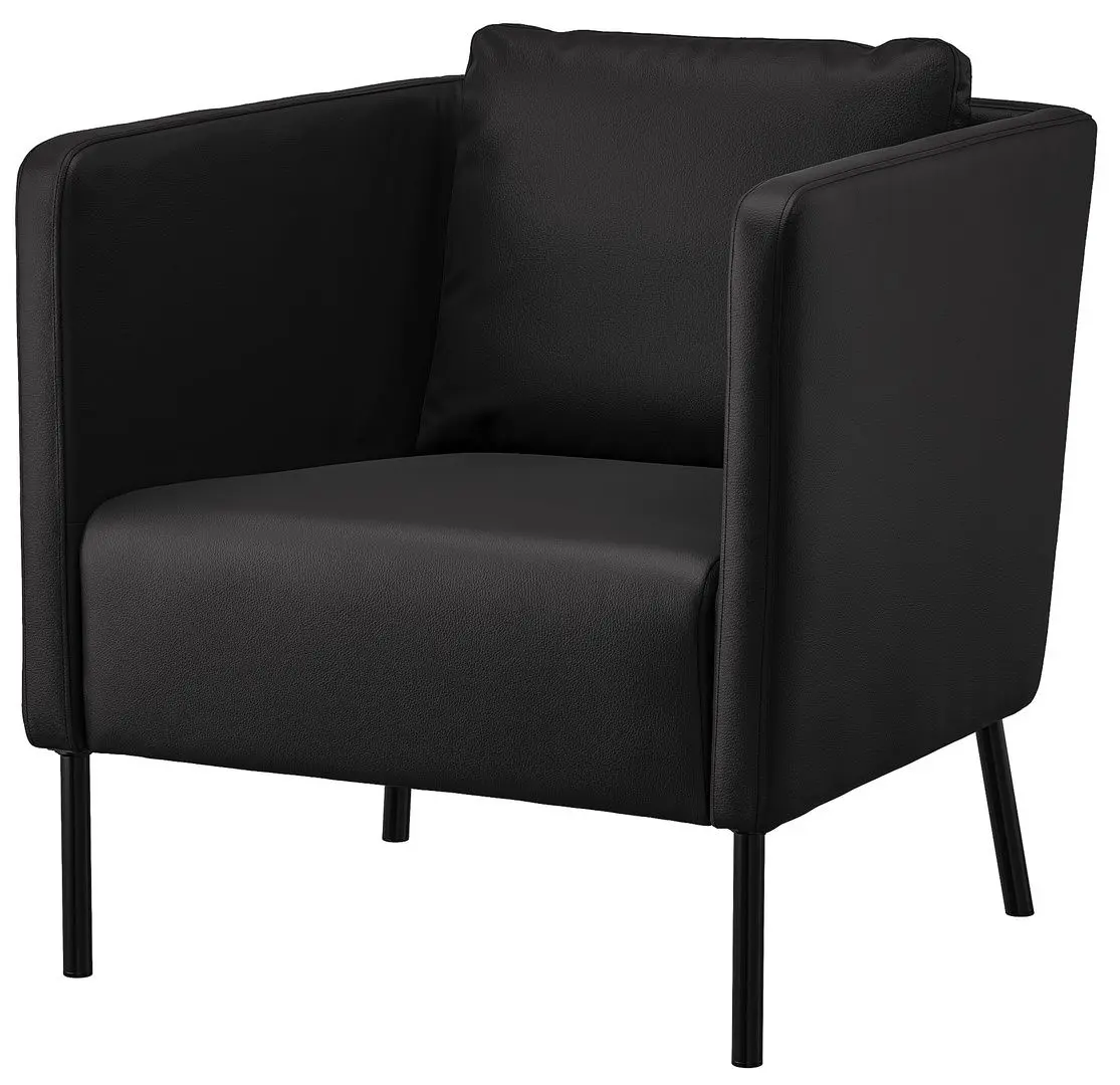 Fotoliu Ikea Ekero/Bomstad (Negru)