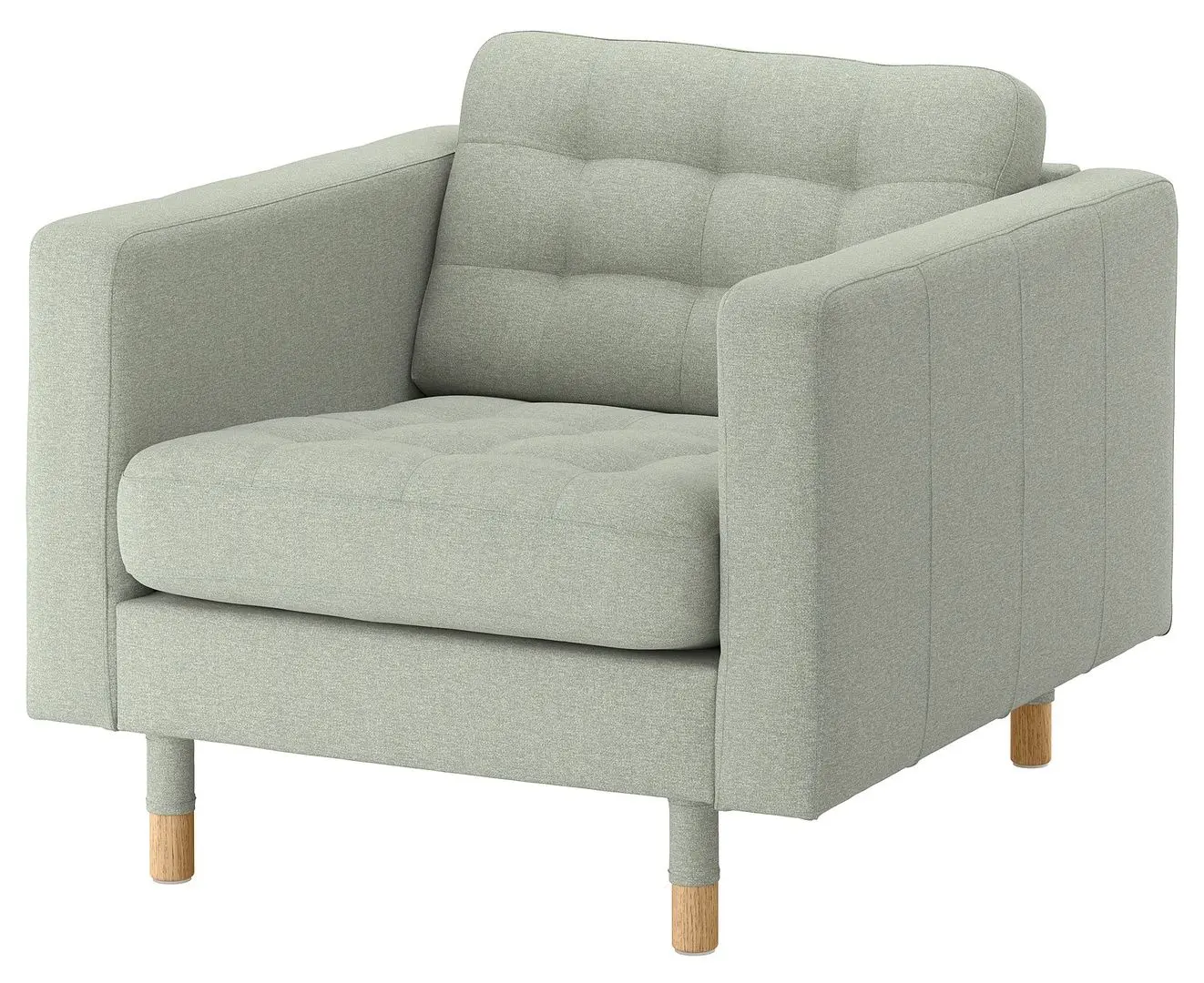 Fotoliu Ikea Landskrona/Gunnared (Verde deschis/Lemn)