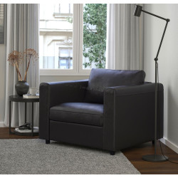 Кресло Ikea Vimle/Grann/Bomstad (Черный)