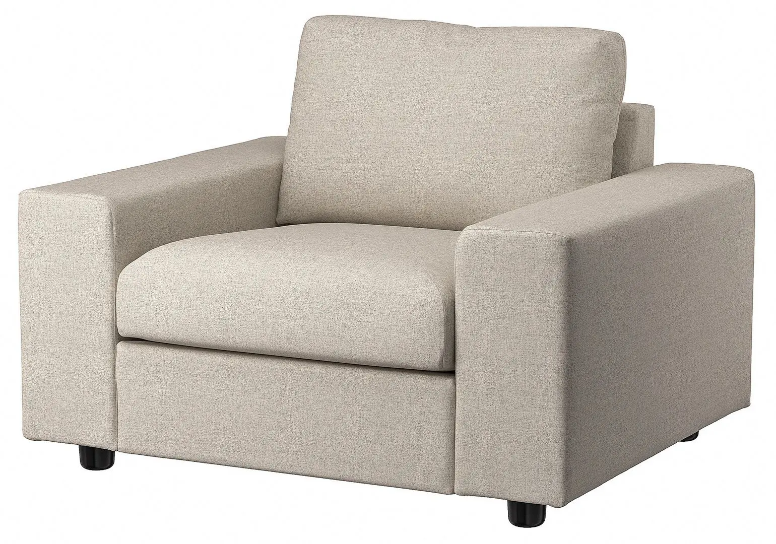 Fotoliu Ikea Vimle/Gunnared cu brate late (Bej)