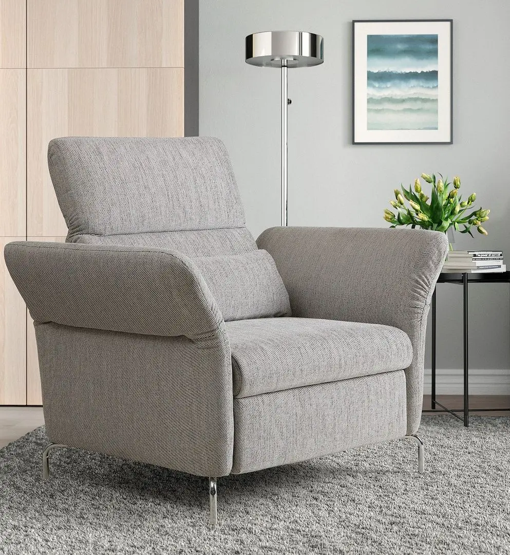 Кресло Ikea Fammarp/Viarp (Бежево-коричневый/Металл)