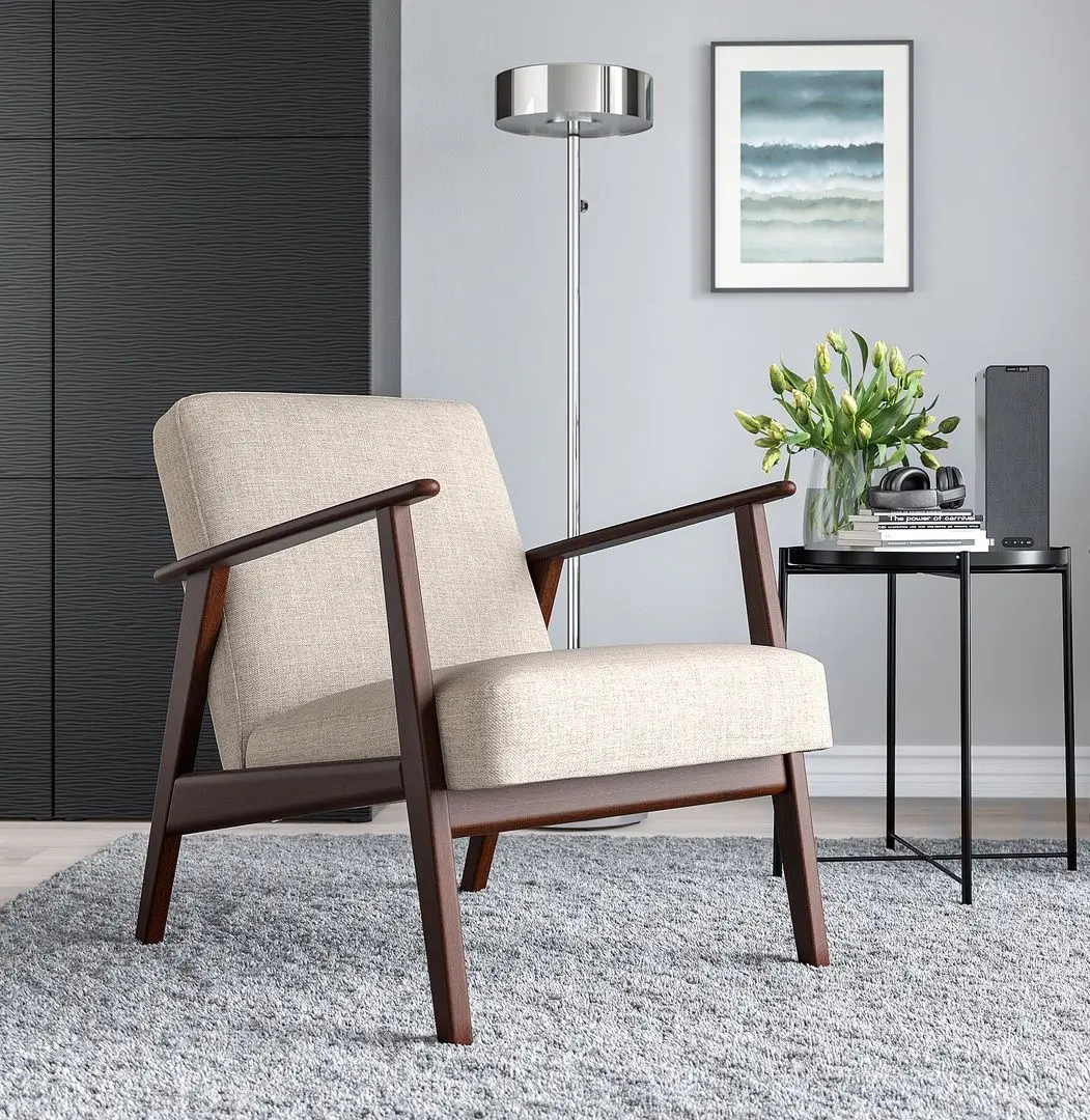 Fotoliu Ikea Ekenaset/Kilanda (Bej deschis)