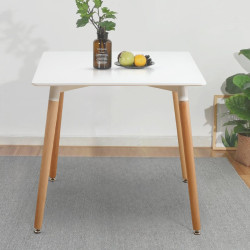 Masa Tempo Kondela Didier 4 New 70x70 (White/Beech)