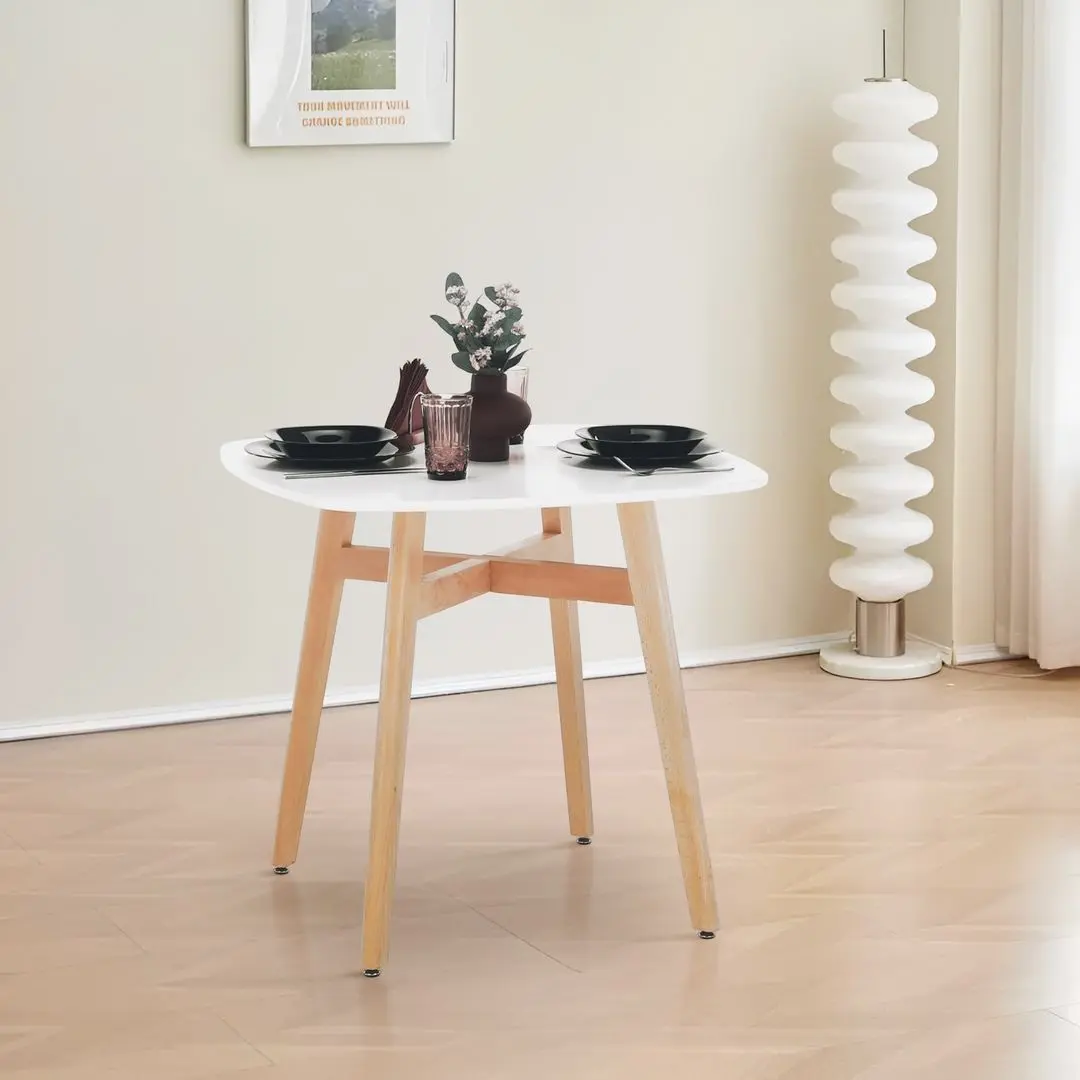 Masa Tempo Kondela Dejan 3 New 80x80 (White/Natural)