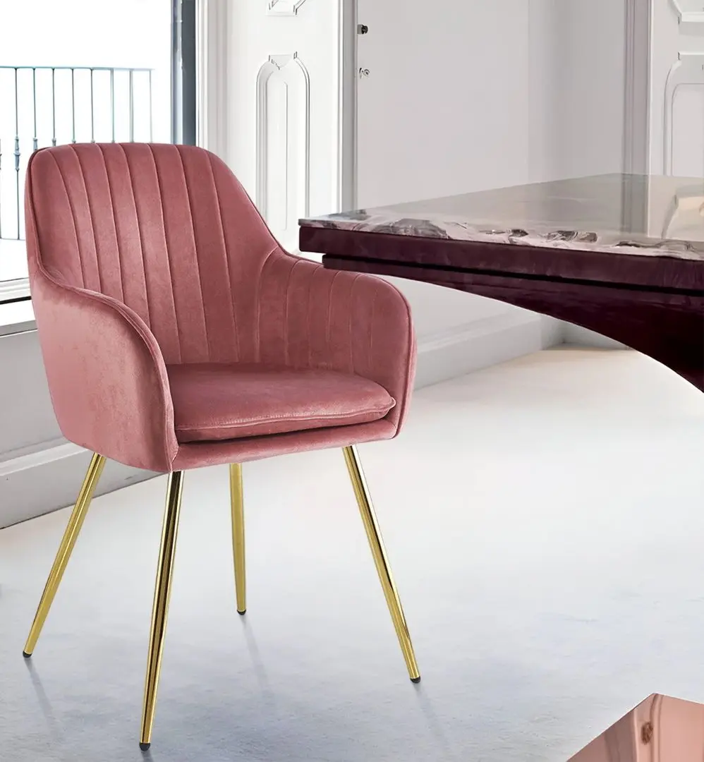 Scaun Tempo Kondela Adlam New (Pink/Chrome Gold)