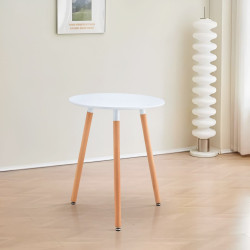 Masa Tempo Kondela Elcan New Tip 1 60x60 (White/Beech)