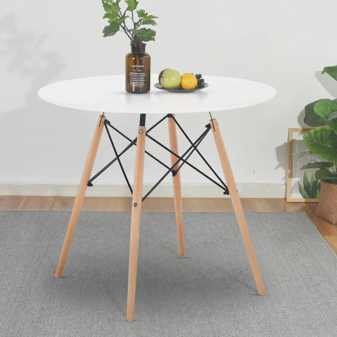 Masa Tempo Kondela Gamin 2 New 80x80 (White/Beech)