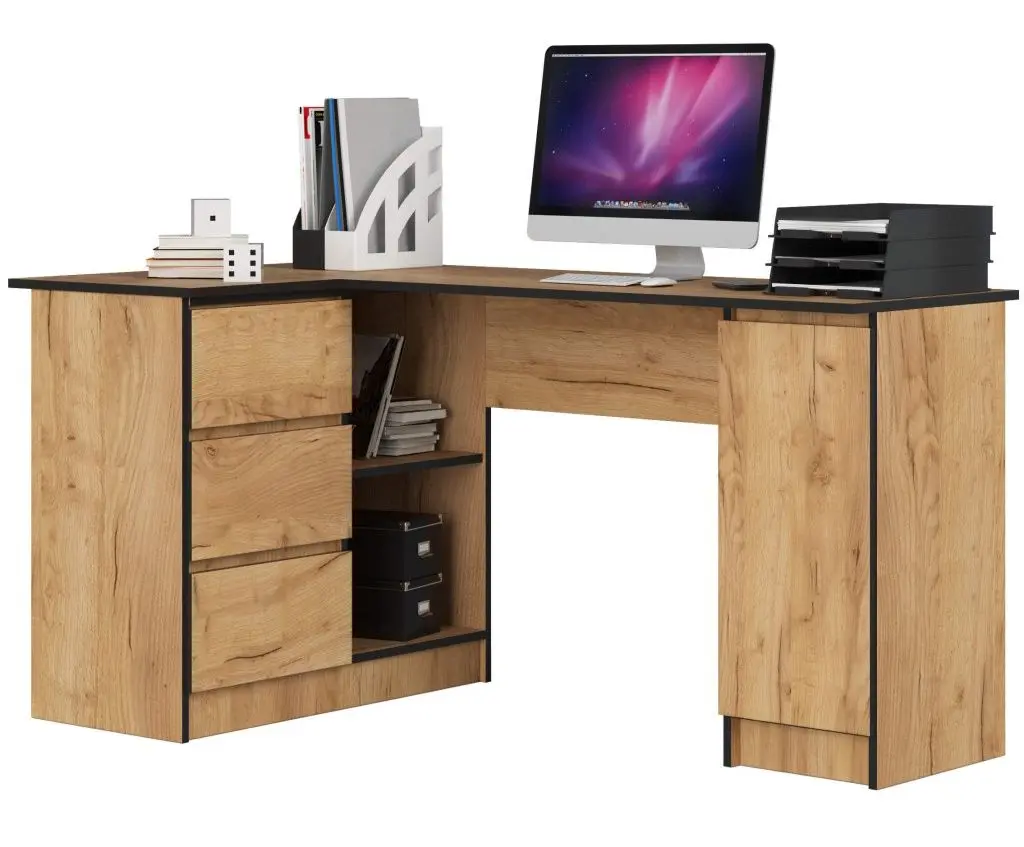 Письменный стол Akord B20 Left (Craft Oak)