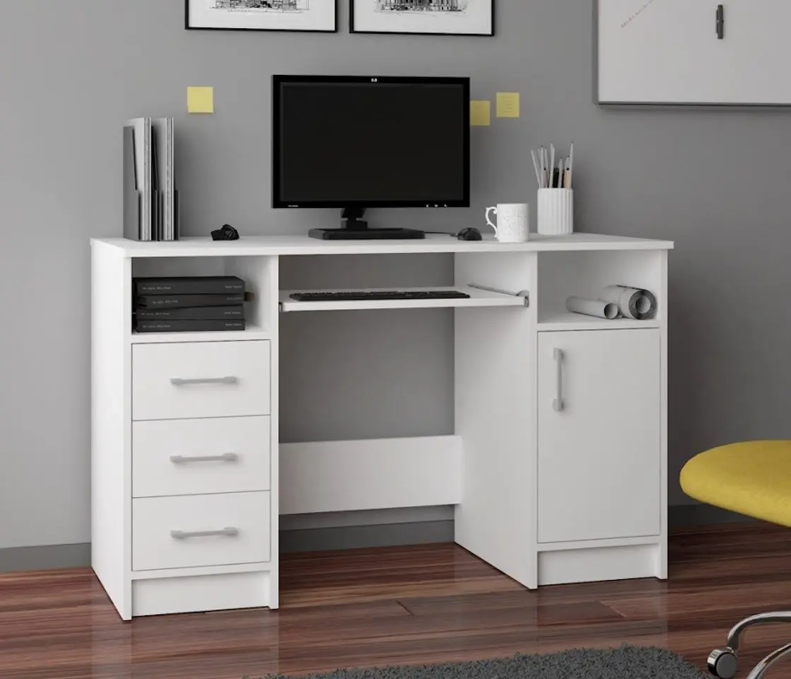 Стол компьютерный Akord Ana 124cm (White)