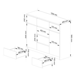 Tumba Akord K017 2D6SZ (White) Thumb
