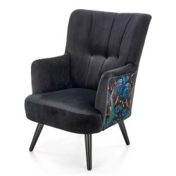 Fotoliu Halmar Pagoni (Black) Thumb