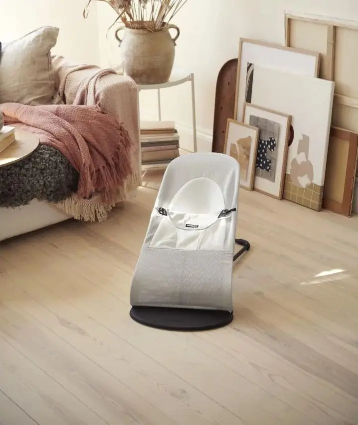 Balansoar BabyBjorn Balance Soft (Silver/Black)