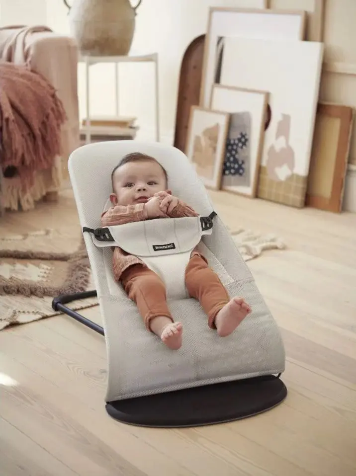 Balansoar BabyBjorn Balance Soft (Silver/Black)