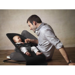 Sezlong-leagan pentru copii BabyBjorn Balance Soft (Black/Gray) Thumb