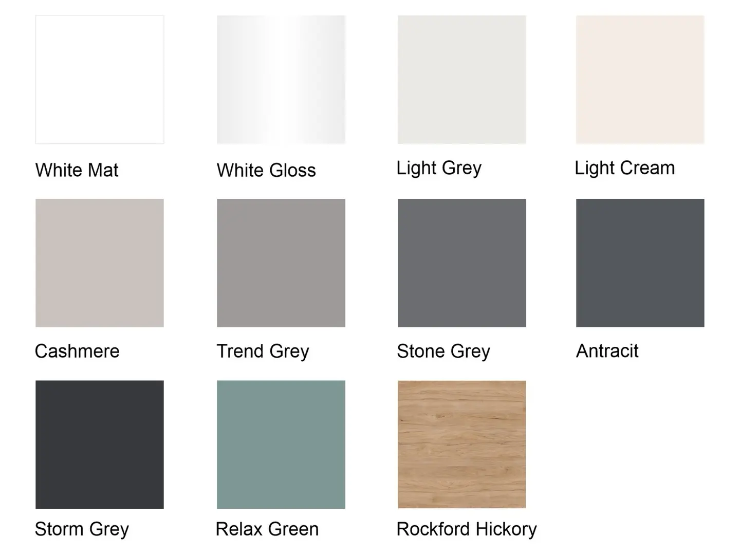 Модульная кухня Bayro Spring 12 2.6м (Rockford Hickory/Anthracite Gloss) - 3