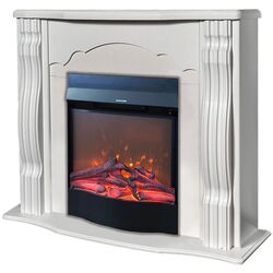 Semineu Clasic cu focar Corsica (White)