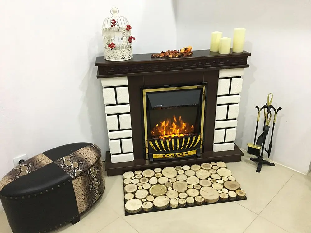 Каминокомплект Nazarii mini с очагом Meridian