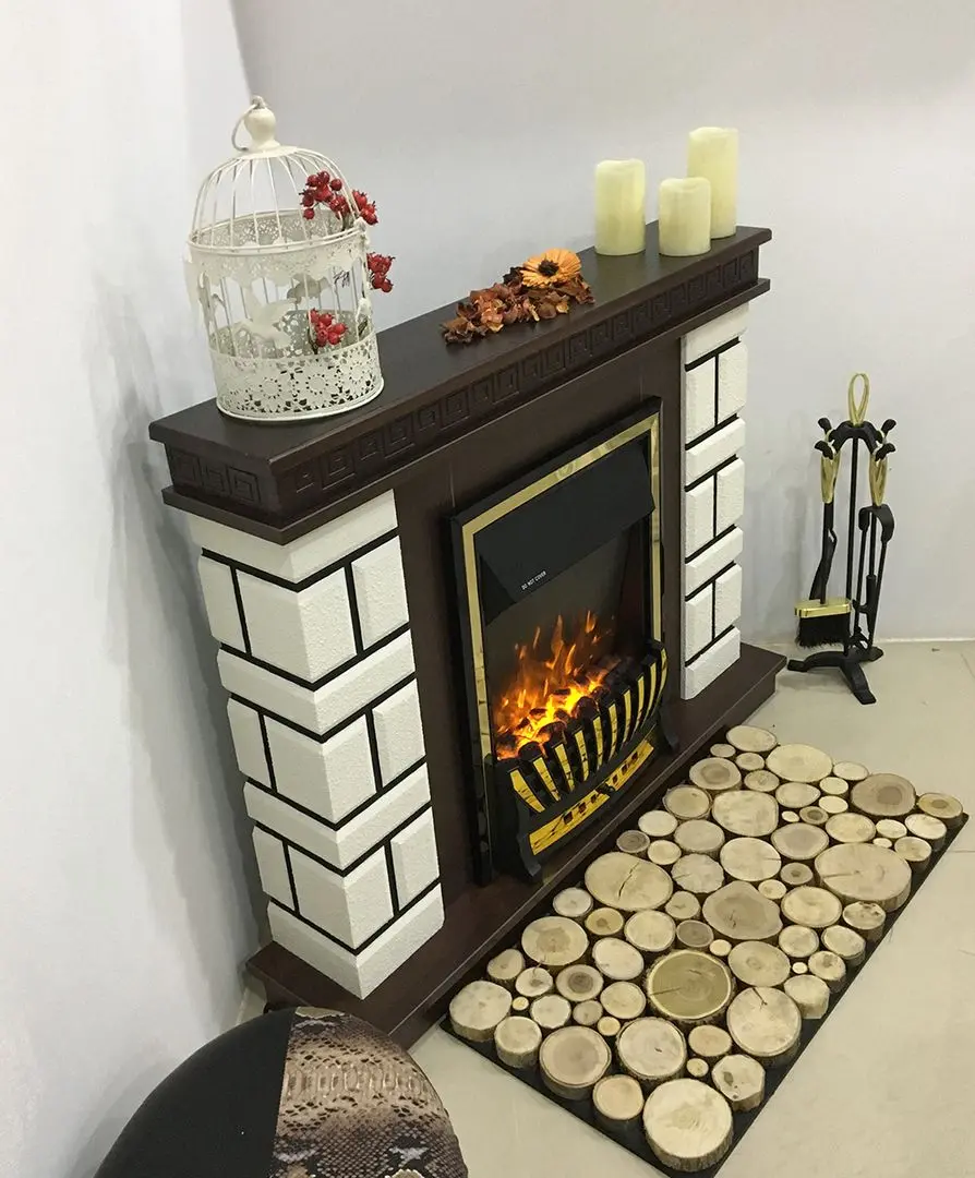 Каминокомплект Nazarii mini с очагом Meridian