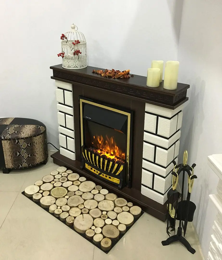 Каминокомплект Nazarii mini с очагом Meridian