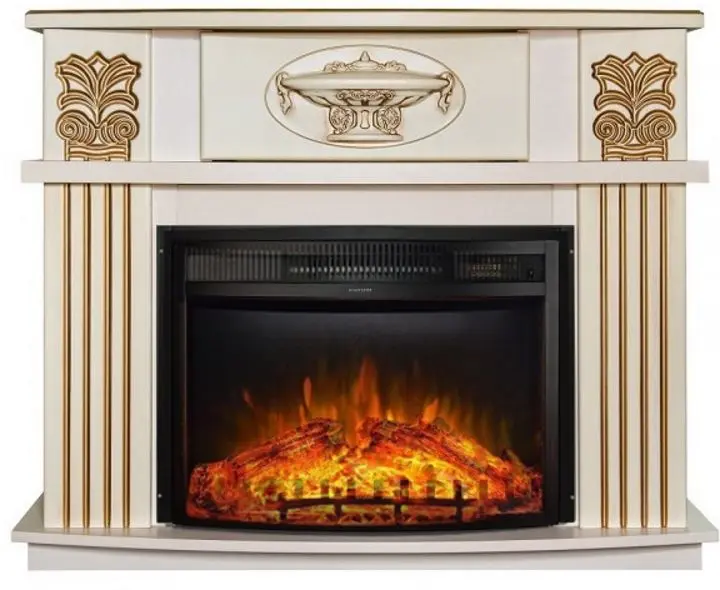 Каминокомплект Rim mini с очагом Ararat (Gold)