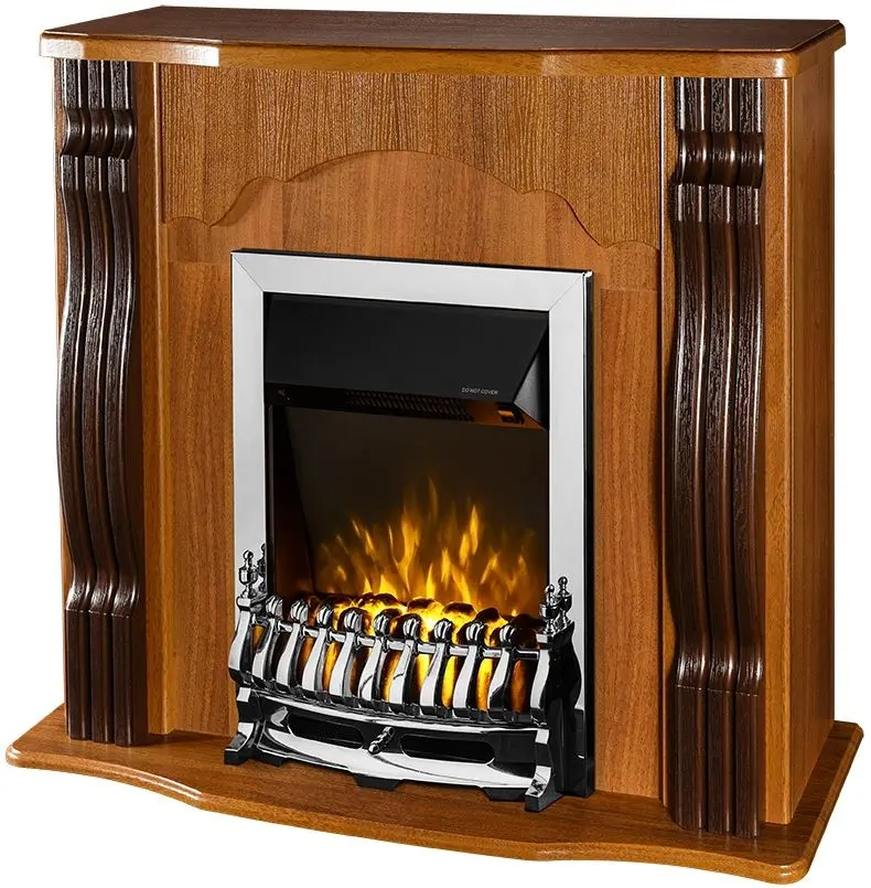 Каминокомплект Clasic с очагом Galileo Silver (Nut)