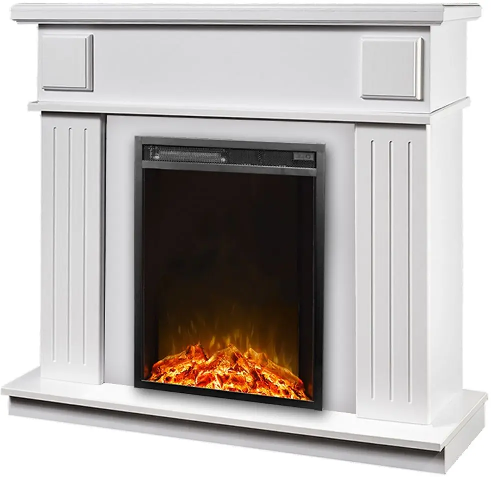 Каминокомплект Marina с очагом Miriam (White)