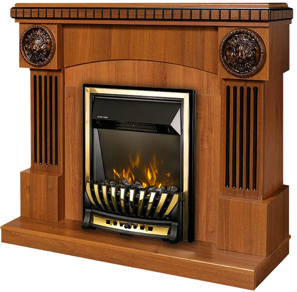 Каминокомплект Prometeu с очагом Meridian (Brown)