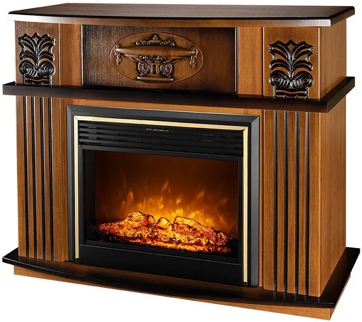 Каминокомплект Rim с очагом Richi (Brown)