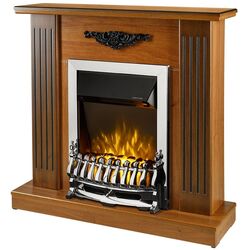 Каминокомплект Smile с очагом Galileo Silver (Brown)