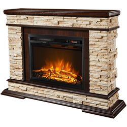 Semineu Stone cu focar Lorance (Wenge)