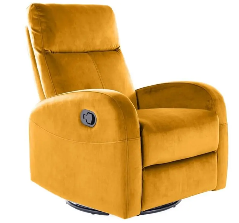 Fotoliu-recliner Signal Olimp Velvet Bluvel 68 (Curry)