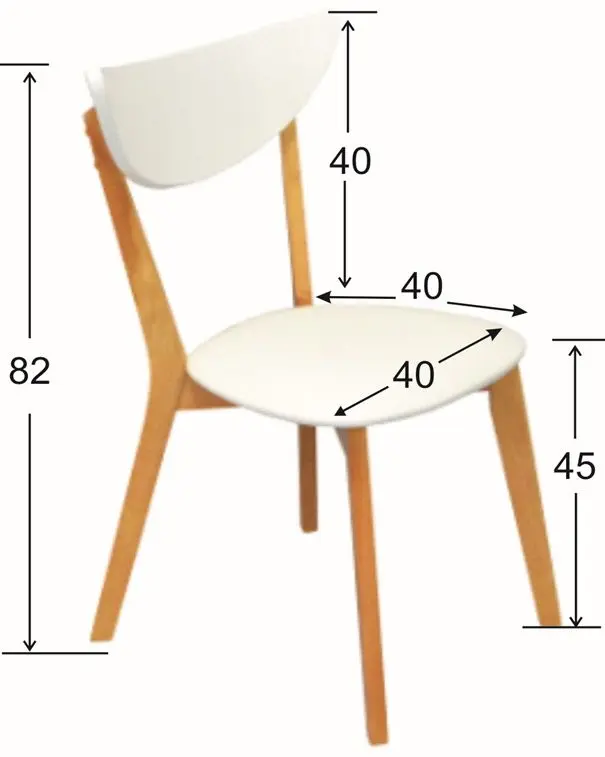 Set de sufragerie Evelin Cooper + Cameroon Leather White/Grey (1+4) - 4