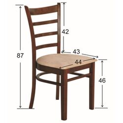 Set de sufragerie Evelin Capella V + Coco White/Gray (1+4) Thumb