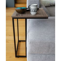 Masa pentru reviste Tempo Kondela Kala (Oak/Black) Thumb