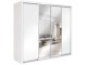 Dulap-cupe Modern Braun Top 4 238x210x60 2 oglinzi/2 PAL (White)