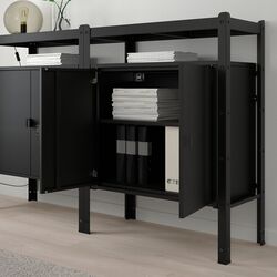 Tumba Ikea Bror 170x40x110 (Negru) Thumb
