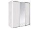 Dulap-cupe Modern Braun Top 3 179x210x60 1 oglinda/2 PAL (White)