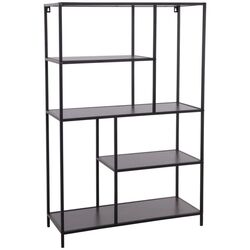 Etajera H&S 76x30x116cm (Black) Thumb