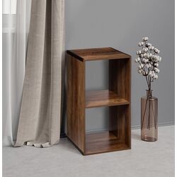 Etajera 5Five Mix N'Modul 2 rafturi 34.5x32x67.5 (Dark Wood)