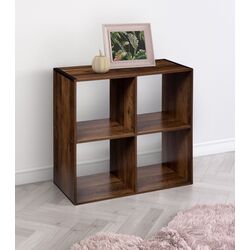 Стеллаж 5Five Mix N'Modul 4 полки 67.5x32x67.5 (Dark Wood)