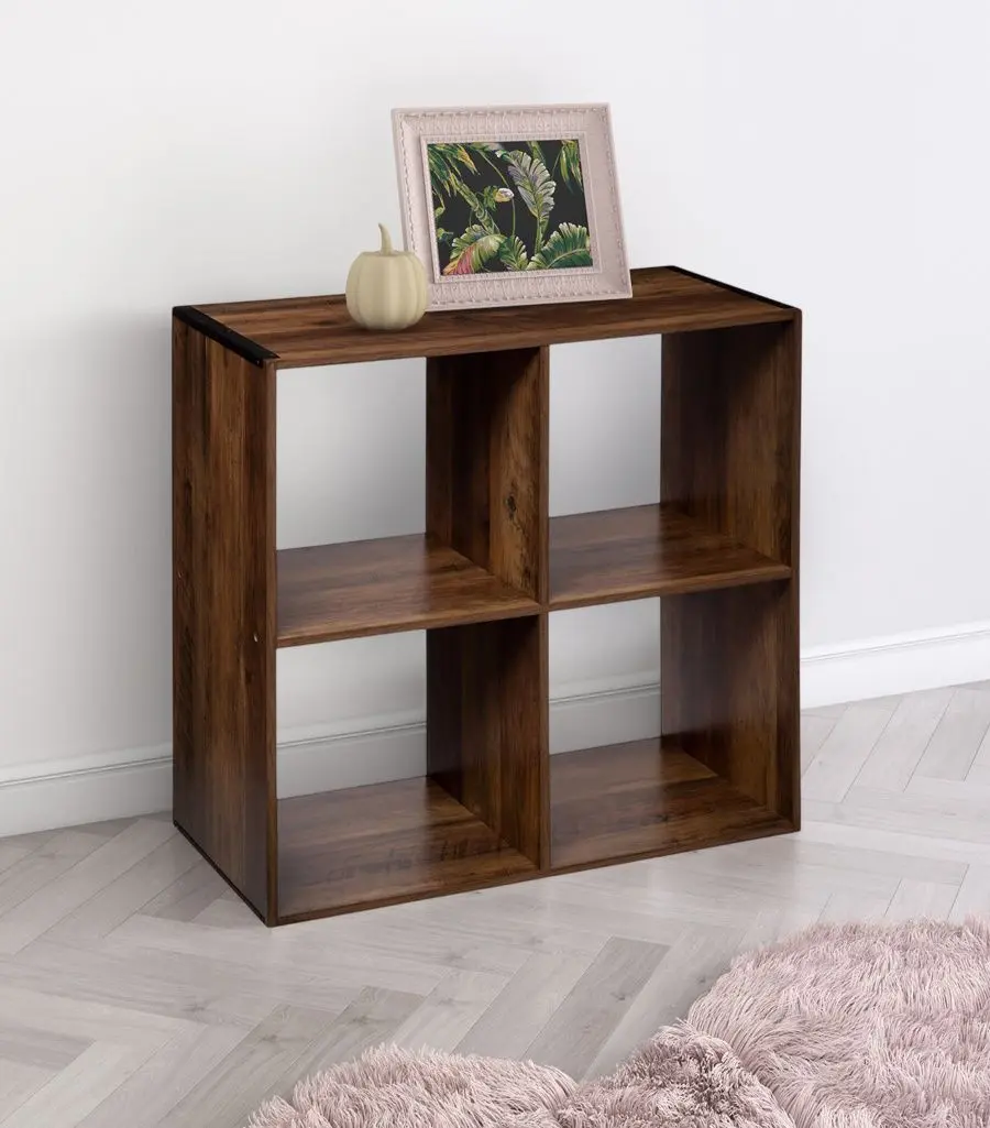 Стеллаж 5Five Mix N'Modul 4 полки 67.5x32x67.5 (Dark Wood)