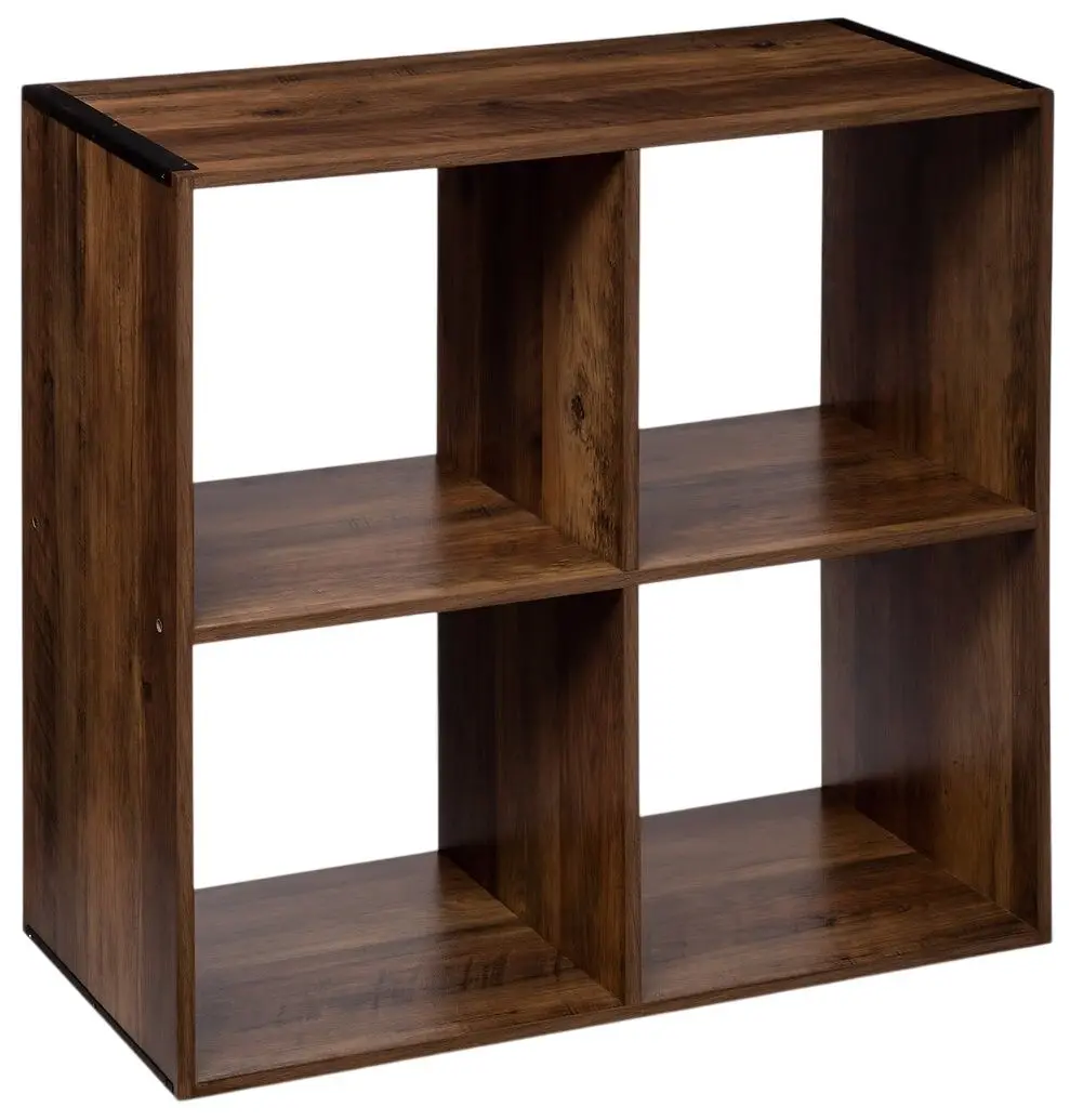 Стеллаж 5Five Mix N'Modul 4 полки 67.5x32x67.5 (Dark Wood)