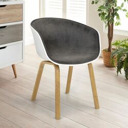 Стул DP Cortez-F (White/Grey) Thumb