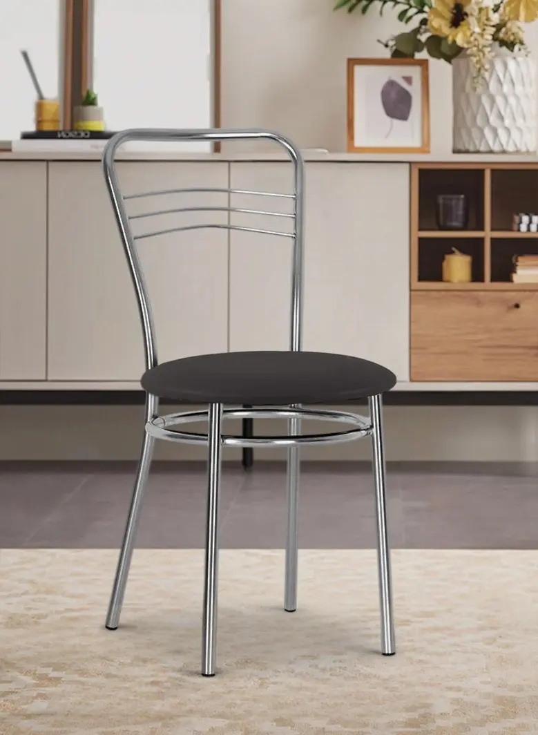 Scaun Nowy Styl Argento (Chrome/Black)