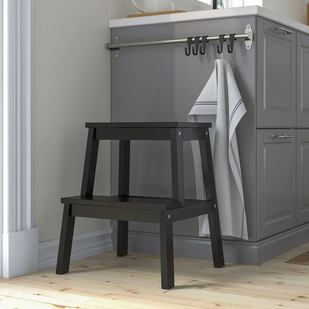 Табурет-лестница Ikea Bekvam (Черный)