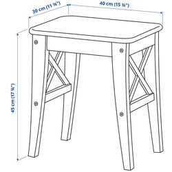 Taburet Ikea Ingolf (Alb) Thumb