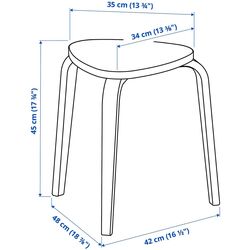 Табурет Ikea Kyrre (Береза) Thumb