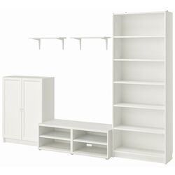 Living Ikea Billy/Besta 280x40x202 (Alb) Thumb